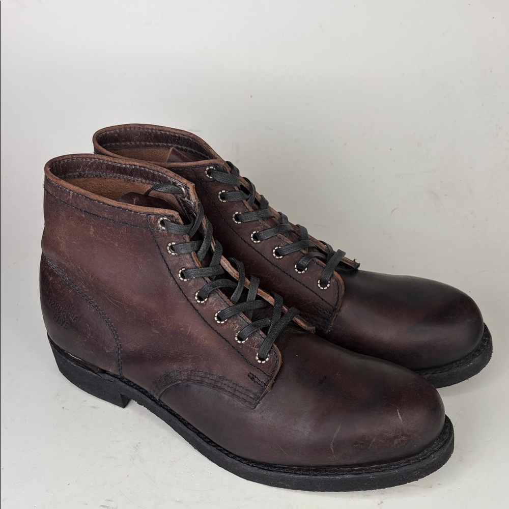 Frye 1280636 prison leather boots size 12